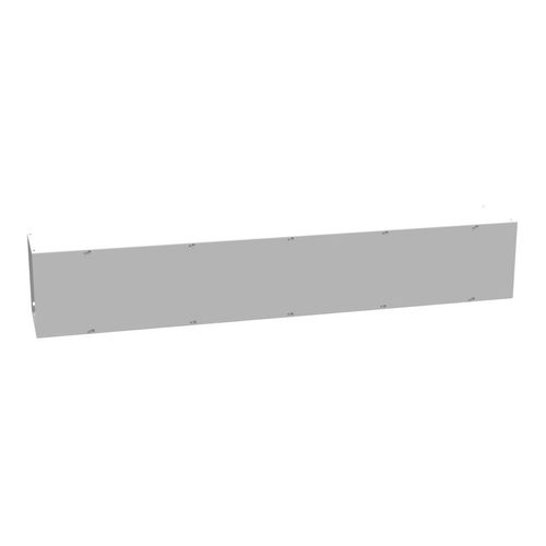 Main product image of 10" x 72" x 10" NEMA 1 Screw Cover Lay-In Wireway, Steel, Gray, No Knockouts, 101072-GSC1-NK