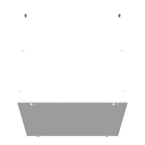 Main product image of 12" x 12" x 12" NEMA 1 Screw Cover Lay-In Wireway, Steel, Gray, No Knockouts, 121212-GSC1-NK