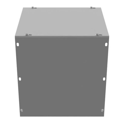 Main product image of 12" x 12" x 12" NEMA 1 Screw Cover Lay-In Wireway, Steel, Gray, No Knockouts, 121212-GSC1-NK