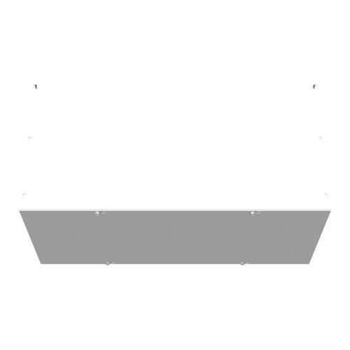Main product image of 12" x 24" x 12" NEMA 1 Screw Cover Lay-In Wireway, Steel, Gray, No Knockouts, 121224-GSC1-NK