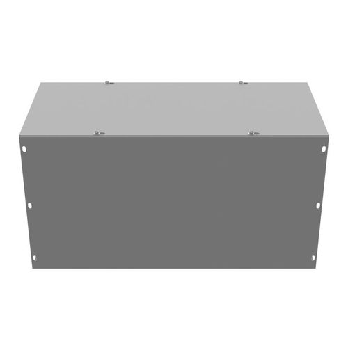 Main product image of 12" x 24" x 12" NEMA 1 Screw Cover Lay-In Wireway, Steel, Gray, No Knockouts, 121224-GSC1-NK