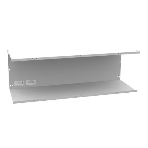 Main product image of 12" x 36" x 12" NEMA 1 Screw Cover Lay-In Wireway, Steel, Gray, No Knockouts, 121236-GSC1-NK