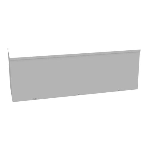 Main product image of 12" x 36" x 12" NEMA 3R Screw Cover Lay-In Wireway, Steel, Gray, No Knockouts, 121236-GSC3R-NK