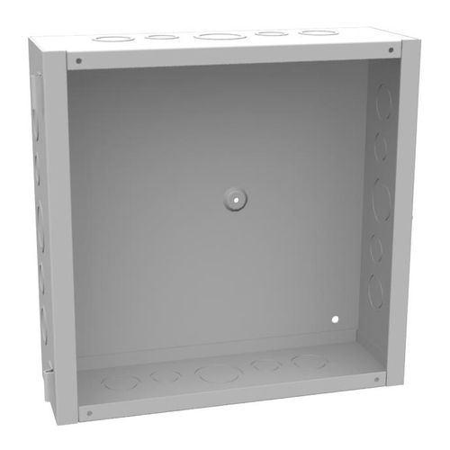 Main product image of 12" x 4" x 12" NEMA 1 Hinged Cover Junction Box, Steel, Gray, 12124-HC1