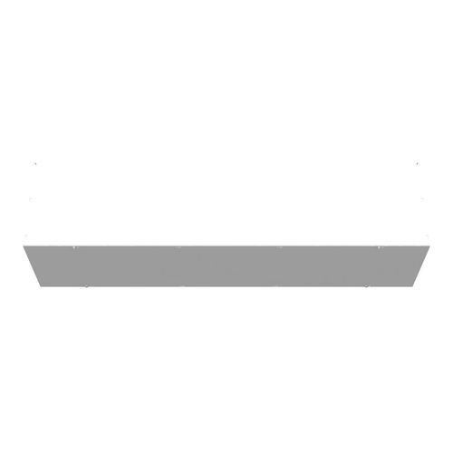 Main product image of 12" x 48" x 12" NEMA 1 Screw Cover Lay-In Wireway, Steel, Gray, No Knockouts, 121248-GSC1-NK