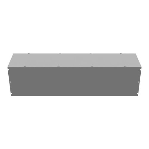 Main product image of 12" x 48" x 12" NEMA 1 Screw Cover Lay-In Wireway, Steel, Gray, No Knockouts, 121248-GSC1-NK