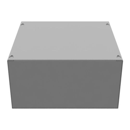 Main product image of 12" x 12" x 6" NEMA 1 Screw Cover Junction Box, Steel, Gray, No Knockouts, 12126-SC1-NK