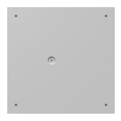 Main product image of 12" x 12" x 6" NEMA 1 Screw Cover Junction Box, Steel, Gray, No Knockouts, 12126-SC1-NK