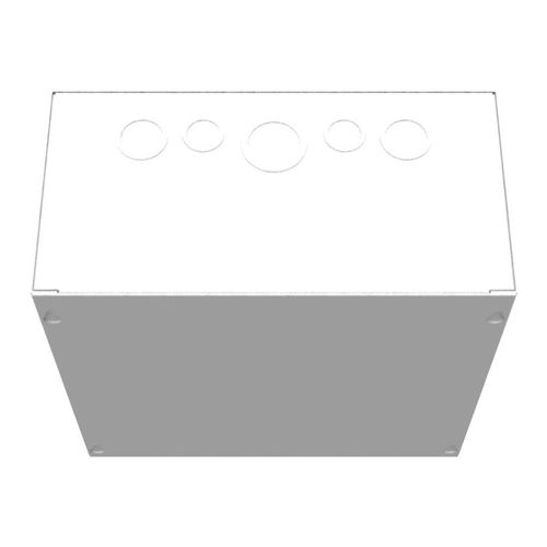 Main product image of 12" x 6" x 12" NEMA 1 Screw Cover Junction Box, Steel, Gray, 12126-SC1