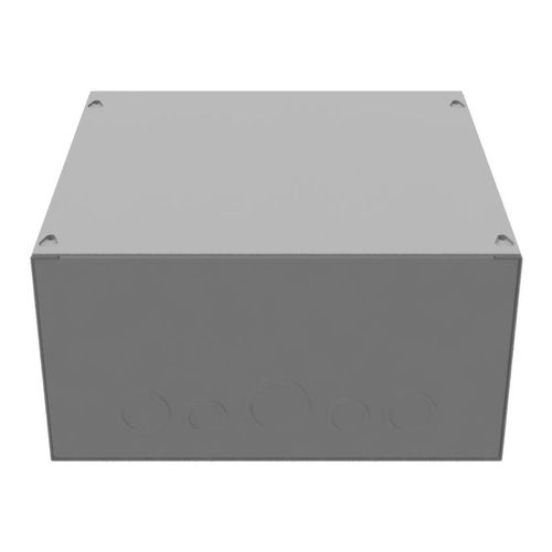 Main product image of 12" x 6" x 12" NEMA 1 Screw Cover Junction Box, Steel, Gray, 12126-SC1