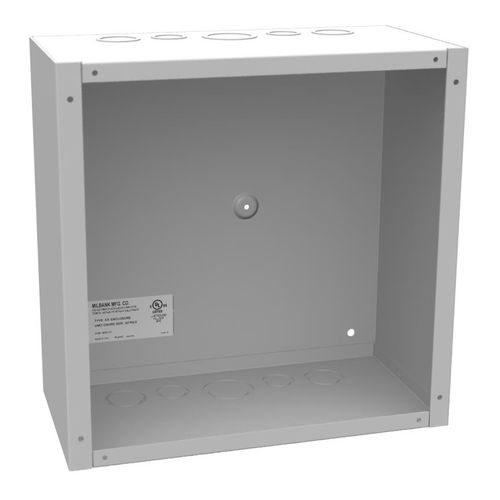 Main product image of 12" x 6" x 12" NEMA 1 Screw Cover Junction Box, Steel, Gray, 12126-SC1