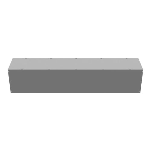 Main product image of 12" x 60" x 12" NEMA 1 Screw Cover Lay-In Wireway, Steel, Gray, No Knockouts, 121260-GSC1-NK