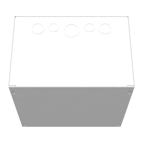 Main product image of 12" x 8" x 12" NEMA 1 Screw Cover Junction Box, Steel, Gray, 12128-SC1