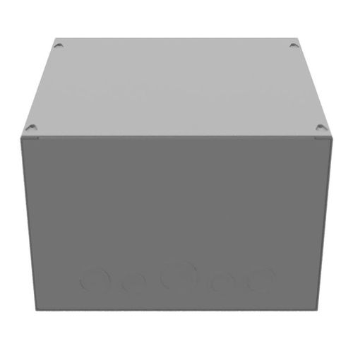 Main product image of 12" x 8" x 12" NEMA 1 Screw Cover Junction Box, Steel, Gray, 12128-SC1