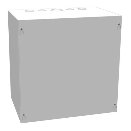 Main product image of 12" x 8" x 12" NEMA 1 Screw Cover Junction Box, Steel, Gray, 12128-SC1