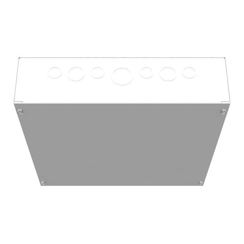 Main product image of 16" x 16" x 4" NEMA 1 Screw Cover Junction Box, Steel, Gray, 16164-SC1