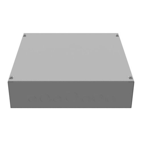 Main product image of 16" x 16" x 4" NEMA 1 Screw Cover Junction Box, Steel, Gray, 16164-SC1