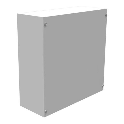 Main product image of 16" x 16" x 6" NEMA 1 Screw Cover Junction Box, Steel, Gray, No Knockouts, 16166-SC1-NK