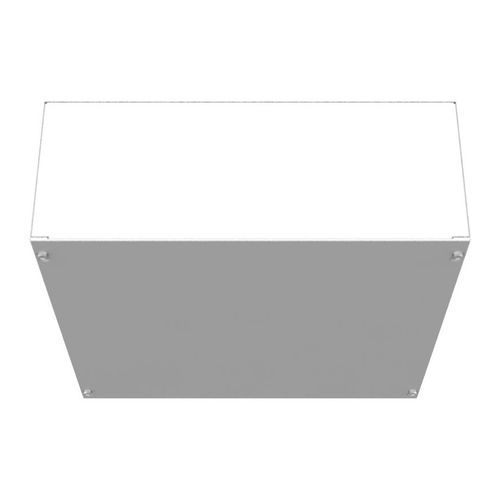 Main product image of 16" x 16" x 6" NEMA 1 Screw Cover Junction Box, Steel, Gray, No Knockouts, 16166-SC1-NK