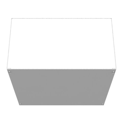 Main product image of 18" x 18" x 10" NEMA 1 Screw Cover Junction Box, Steel, Gray, No Knockouts, 181810-SC1-NK