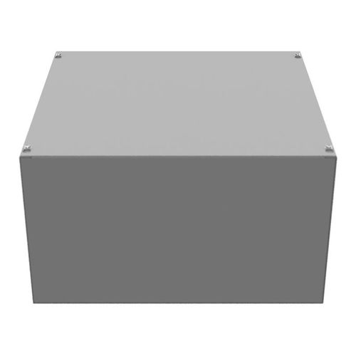Main product image of 18" x 18" x 10" NEMA 1 Screw Cover Junction Box, Steel, Gray, No Knockouts, 181810-SC1-NK