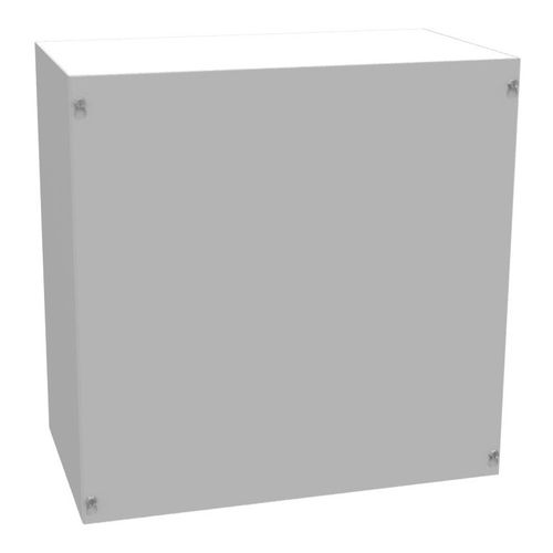 Main product image of 18" x 18" x 10" NEMA 1 Screw Cover Junction Box, Steel, Gray, No Knockouts, 181810-SC1-NK