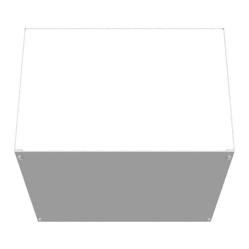 Main product image of 18" x 18" x 12" NEMA 1 Screw Cover Junction Box, Steel, Gray, No Knockouts, 181812-SC1-NK