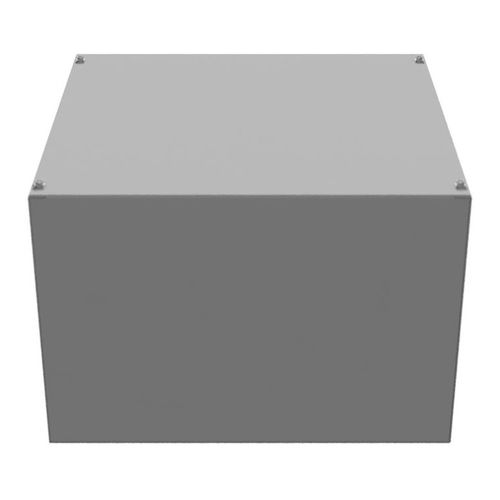 Main product image of 18" x 18" x 12" NEMA 1 Screw Cover Junction Box, Steel, Gray, No Knockouts, 181812-SC1-NK