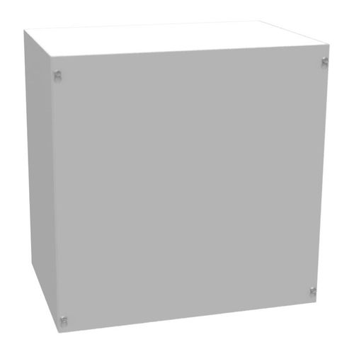 Main product image of 18" x 18" x 12" NEMA 1 Screw Cover Junction Box, Steel, Gray, No Knockouts, 181812-SC1-NK