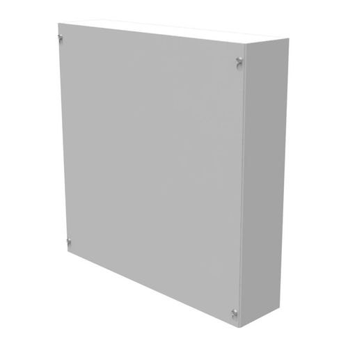 Main product image of 18" x 18" x 4" NEMA 1 Screw Cover Junction Box, Steel, Gray, No Knockouts, 18184-SC1-NK