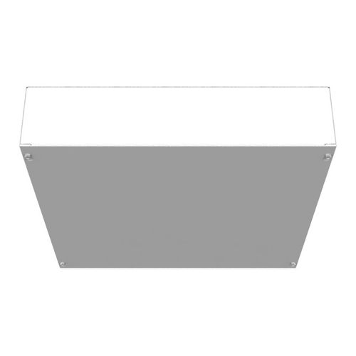 Main product image of 18" x 18" x 4" NEMA 1 Screw Cover Junction Box, Steel, Gray, No Knockouts, 18184-SC1-NK
