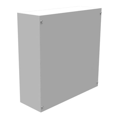 Main product image of 18" x 18" x 6" NEMA 1 Screw Cover Junction Box, Steel, Gray, No Knockouts, 18186-SC1-NK