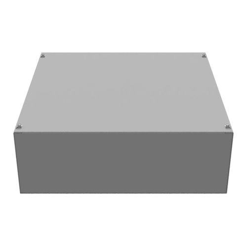 Main product image of 18" x 18" x 6" NEMA 1 Screw Cover Junction Box, Steel, Gray, No Knockouts, 18186-SC1-NK