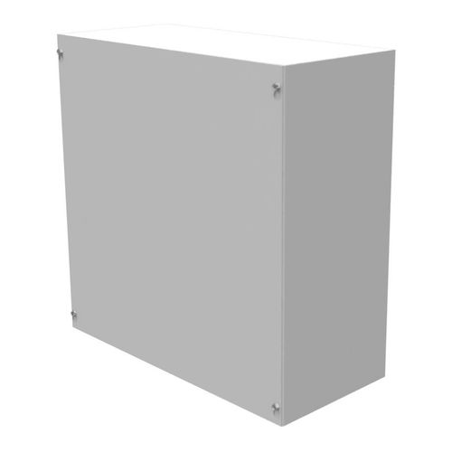 Main product image of 18" x 18" x 8" NEMA 1 Screw Cover Junction Box, Steel, Gray, No Knockouts, 18188-SC1-NK