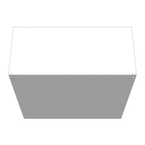 Main product image of 18" x 18" x 8" NEMA 1 Screw Cover Junction Box, Steel, Gray, No Knockouts, 18188-SC1-NK