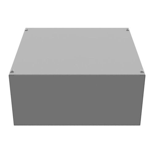 Main product image of 18" x 18" x 8" NEMA 1 Screw Cover Junction Box, Steel, Gray, No Knockouts, 18188-SC1-NK