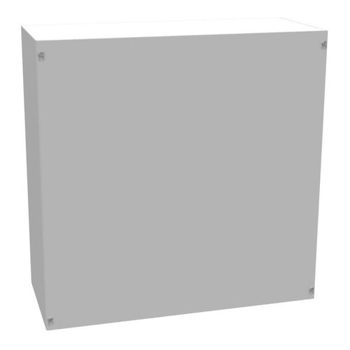 Main product image of 24" x 24" x 10" NEMA 1 Screw Cover Junction Box, Steel, Gray, No Knockouts, 242410-SC1-NK