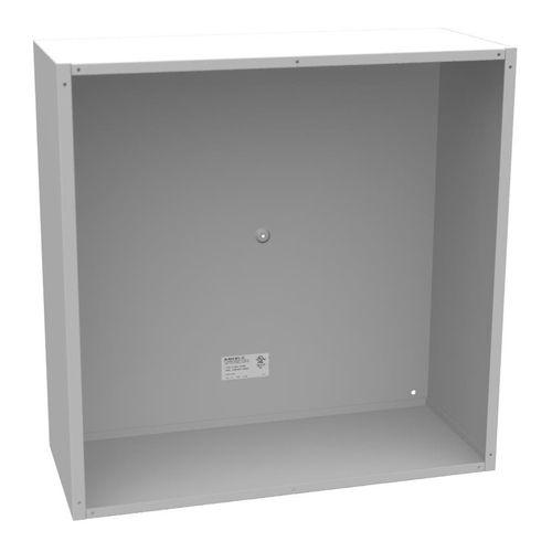 Main product image of 24" x 24" x 10" NEMA 1 Screw Cover Junction Box, Steel, Gray, No Knockouts, 242410-SC1-NK