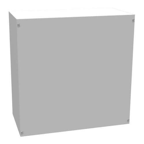 Main product image of 24" x 24" x 12" NEMA 1 Screw Cover Junction Box, Steel, Gray, No Knockouts, 242412-SC1-NK