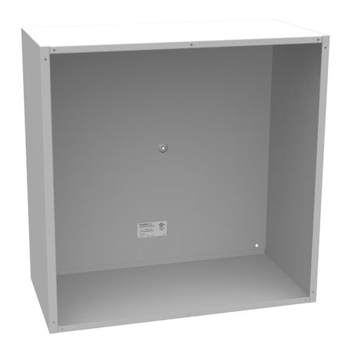 Main product image of 24" x 24" x 12" NEMA 1 Screw Cover Junction Box, Steel, Gray, No Knockouts, 242412-SC1-NK