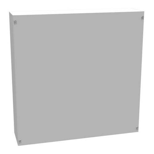 Main product image of 24" x 24" x 6" NEMA 1 Screw Cover Junction Box, Steel, Gray, No Knockouts, 24246-SC1-NK