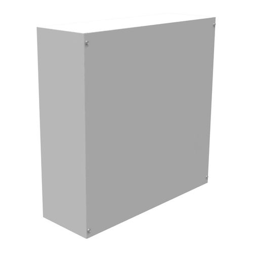 Main product image of 24" x 24" x 8" NEMA 1 Screw Cover Junction Box, Steel, Gray, No Knockouts, 24248-SC1-NK