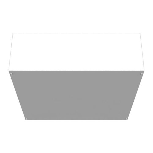 Main product image of 24" x 24" x 8" NEMA 1 Screw Cover Junction Box, Steel, Gray, No Knockouts, 24248-SC1-NK