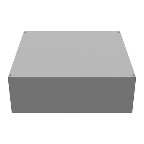 Main product image of 24" x 24" x 8" NEMA 1 Screw Cover Junction Box, Steel, Gray, No Knockouts, 24248-SC1-NK