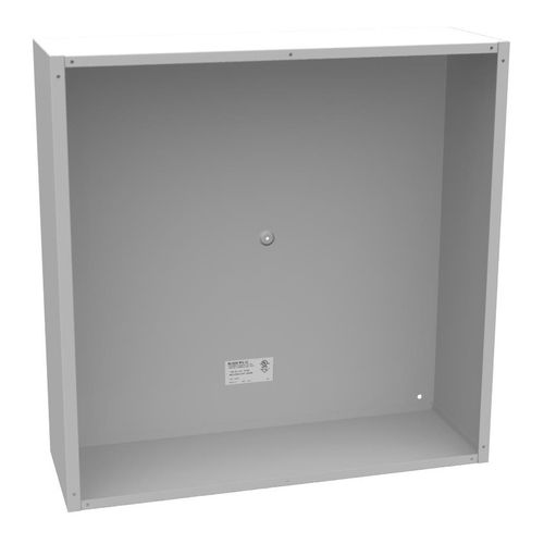 Main product image of 24" x 24" x 8" NEMA 1 Screw Cover Junction Box, Steel, Gray, No Knockouts, 24248-SC1-NK