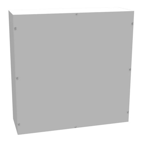 Main product image of 30" x 30" x 10" NEMA 1 Screw Cover Junction Box, Steel, Gray, No Knockouts, 303010-SC1-NK