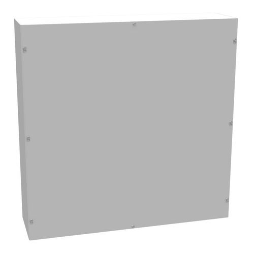 Main product image of 30" x 30" x 8" NEMA 1 Screw Cover Junction Box, Steel, Gray, No Knockouts, 30308-SC1-NK