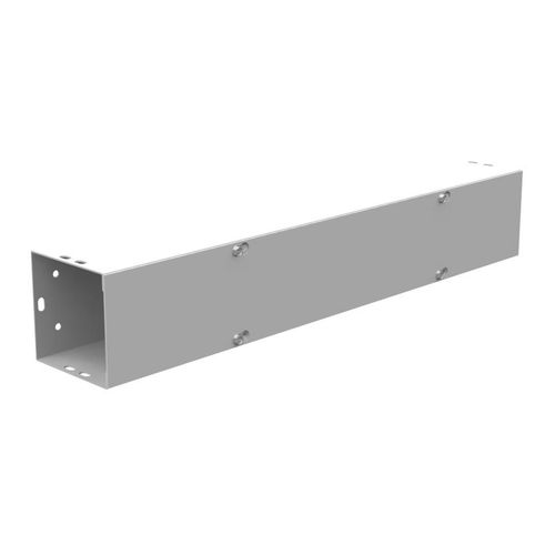 Main product image of 4" x 24" x 4" NEMA 1 Screw Cover Lay-In Wireway, Steel, Gray, No Knockouts, 4424-GSC1-NK