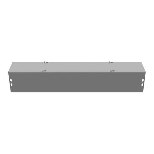 Main product image of 4" x 24" x 4" NEMA 1 Screw Cover Lay-In Wireway, Steel, Gray, No Knockouts, 4424-GSC1-NK
