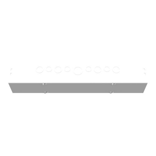Main product image of 4" x 24" x 4" NEMA 1 Screw Cover Lay-In Wireway, Steel, Gray, With Knockouts, 4424-GSC1